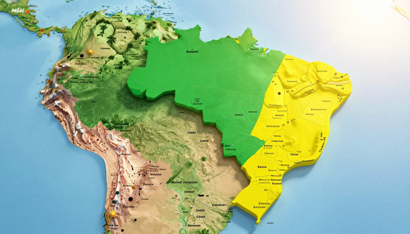 Brazylia gdzie leży
