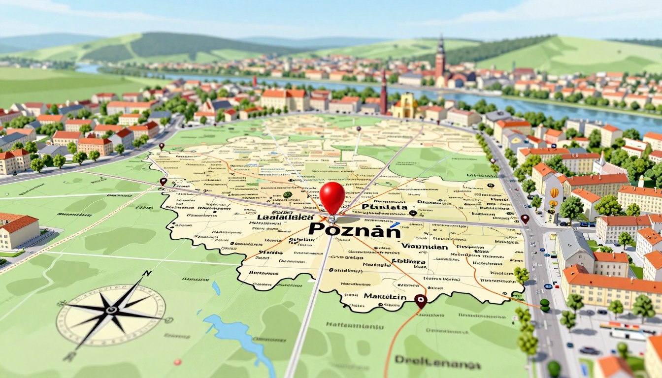 Gdzie leży Poznań