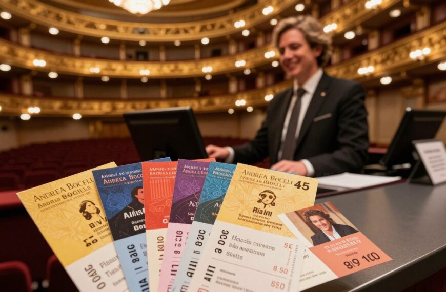 Ile kosztuje bilet na koncert Andrea Bocelli