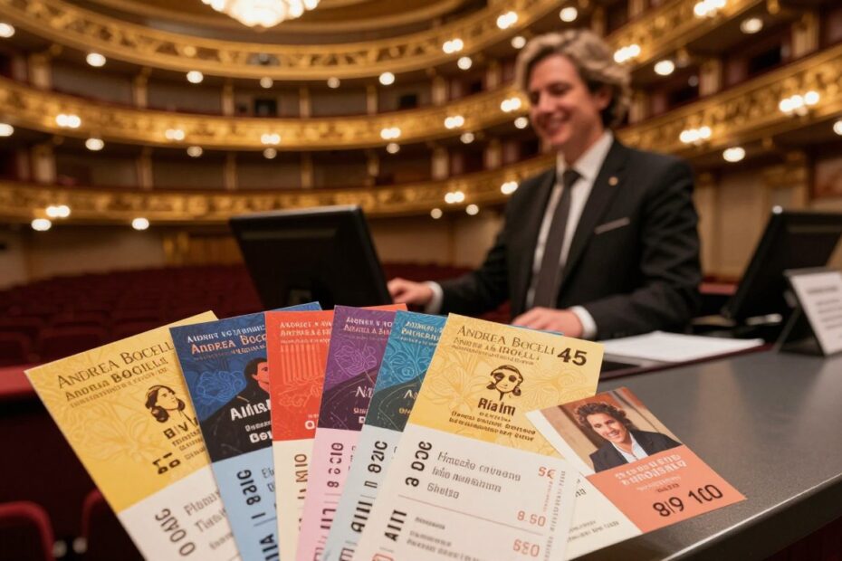 Ile kosztuje bilet na koncert Andrea Bocelli